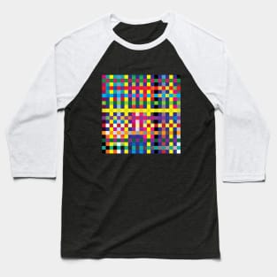 colorful pixels Baseball T-Shirt